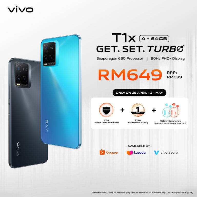 vivo T1 Series Gaming Phones Launches in Malaysia with Affordable Prices