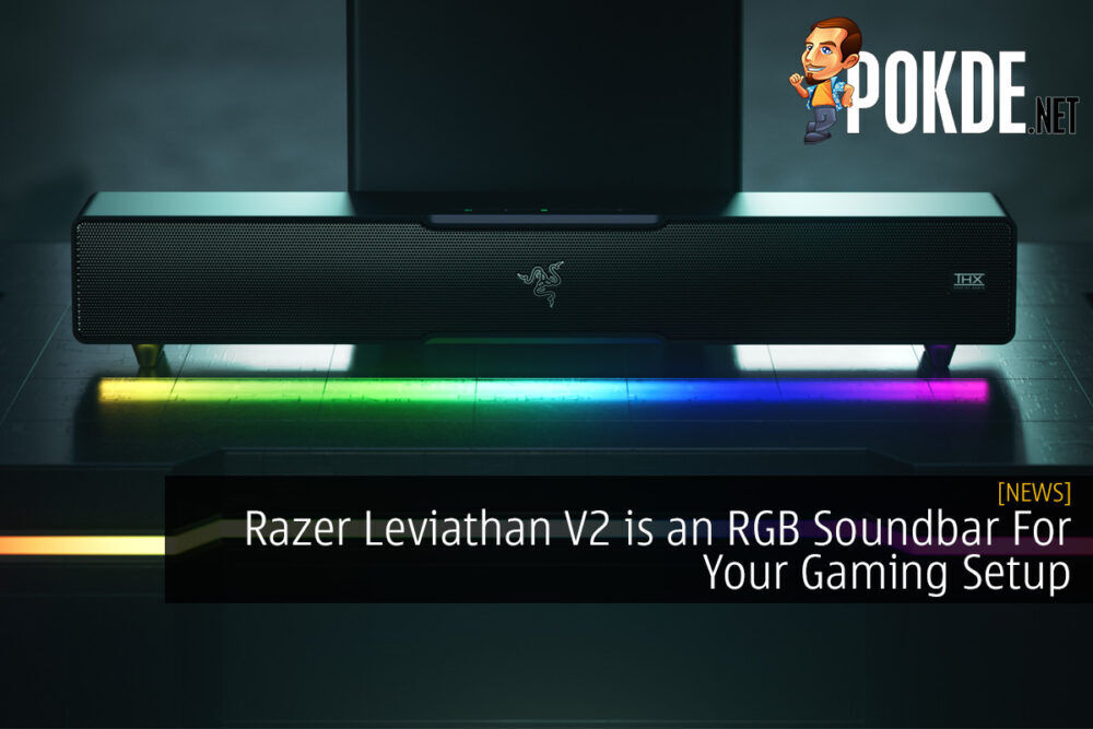 Razer Leviathan V2 is an RGB Soundbar For Your Gaming Setup