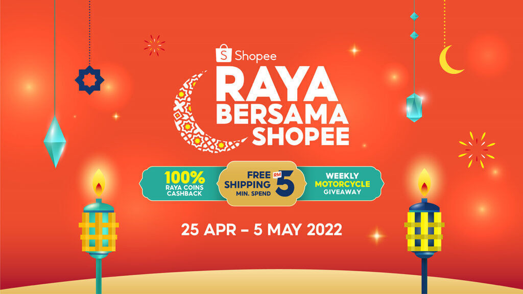 Raya Bersama Shopee Brings Cashback, Free Shipping, and More