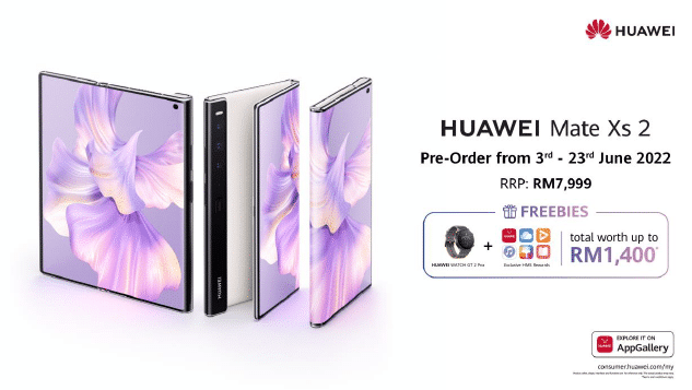 HUAWEI New Flagship Foldable Smartphone, Mate Xs 2 Launches in Malaysia