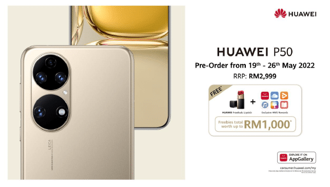 HUAWEI P50 Is Now Available in Malaysia For Pre-Order