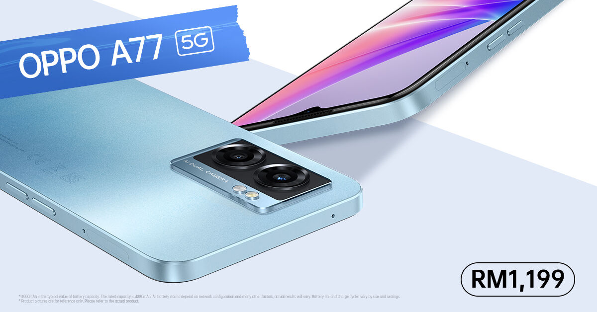 OPPO Malaysia Introduces A77 5G