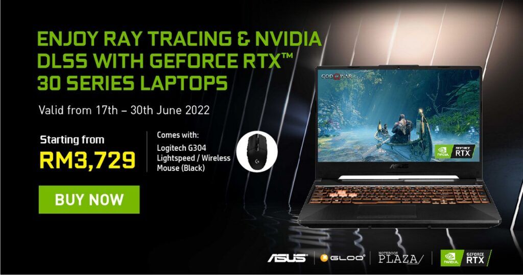 Relish in Ray Tracing and NVIDIA DLSS with GeForce RTX 30 Series Laptops