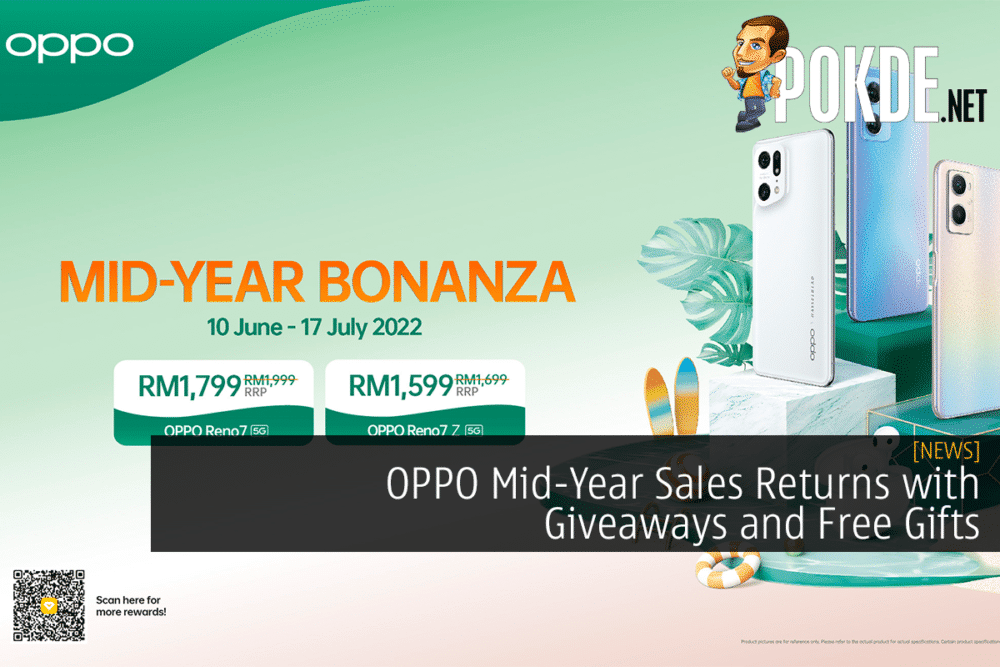 OPPO Mid-Year Sales Returns with Giveaways and Free Gifts