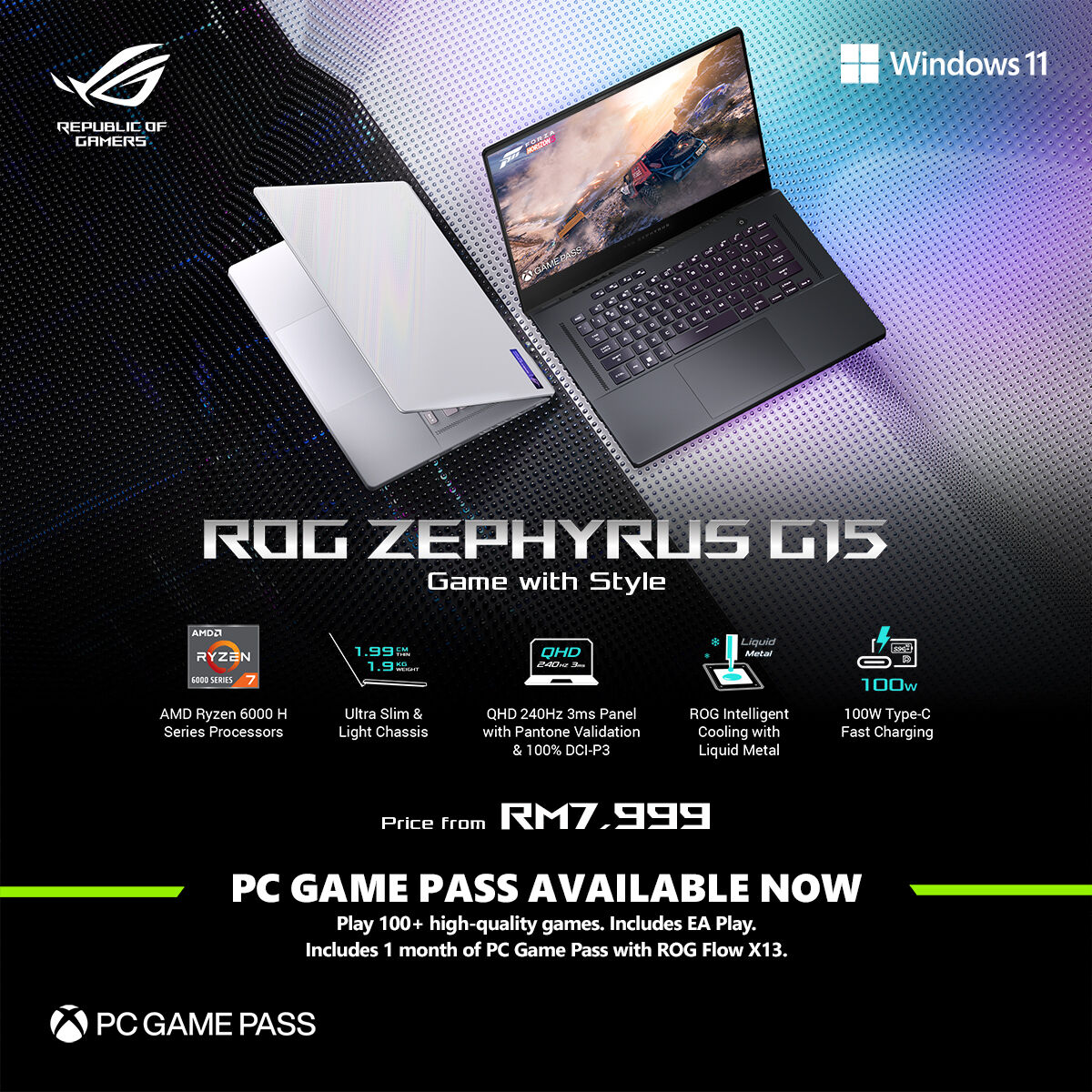 Asus ROG Reveals Zephyrus G14 and G15