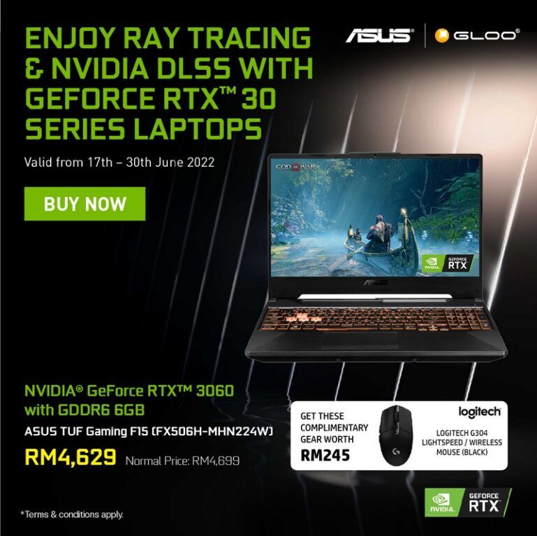 Relish in Ray Tracing and NVIDIA DLSS with GeForce RTX 30 Series Laptops