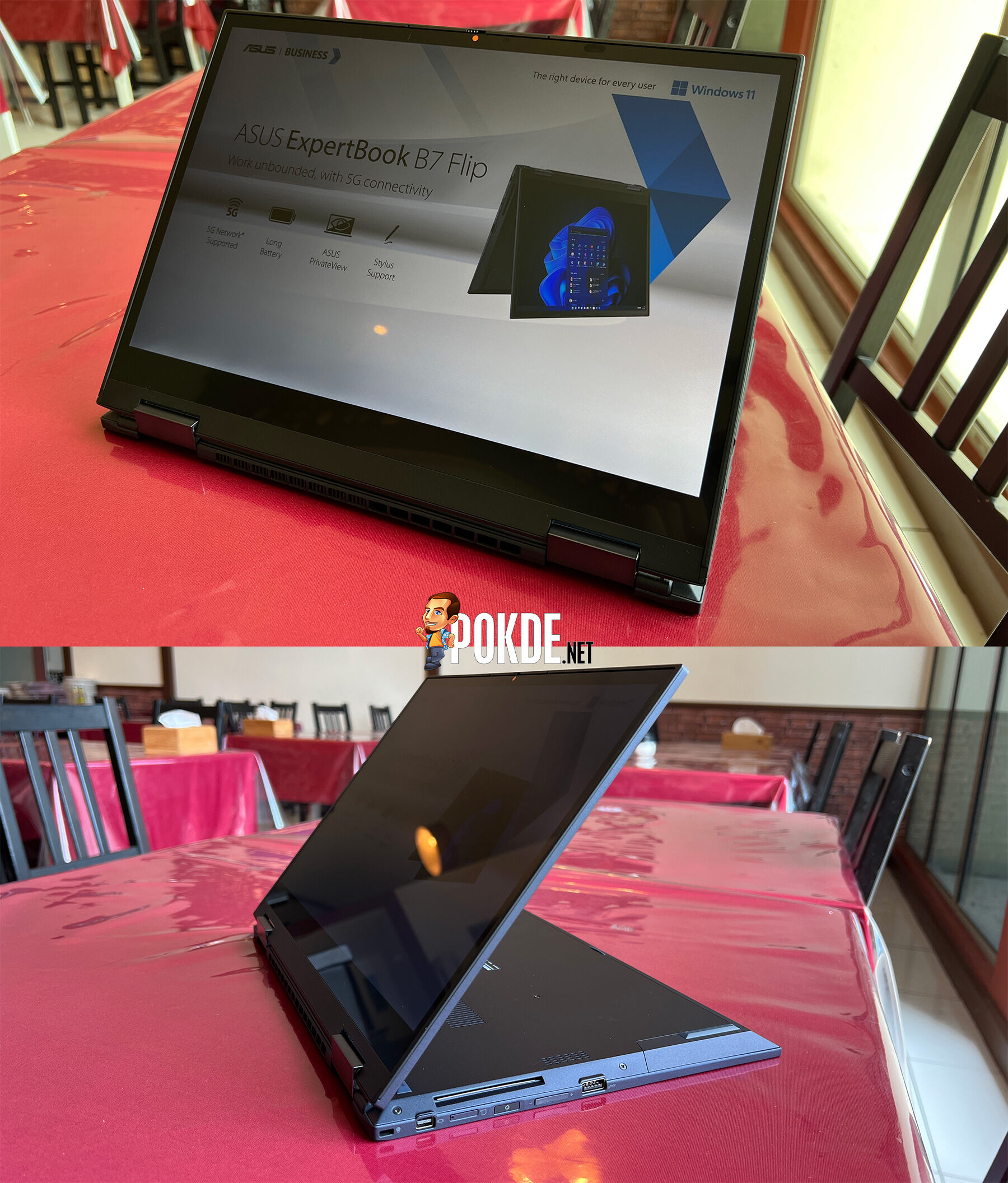 Asus Expertbook B7 Flip Preview And First Impressions Pokdenet