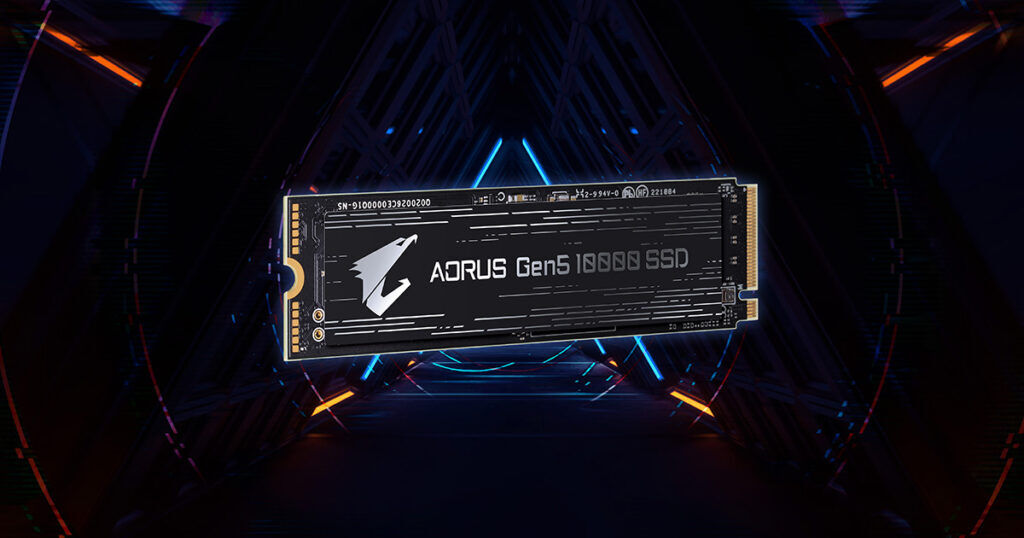 GIGABYTE Unveils First PCIe 5.0 SSD - The AORUS Gen5 10000