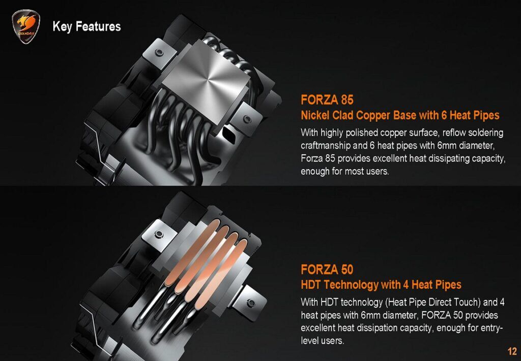 COUGAR Forza 85 and Forza 50 CPU Coolers Launched in Malaysia