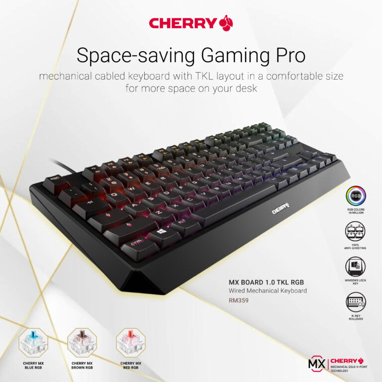 The Affordable CHERRY MX1.0 TKL is Here in Malaysia 19
