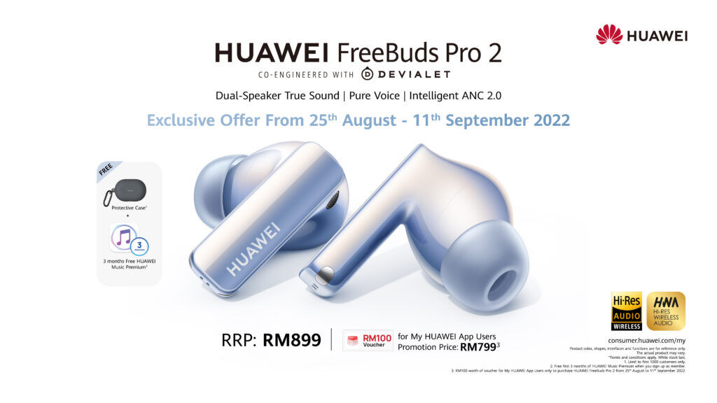 HUAWEI Launches FreeBuds Pro 2 For RM899
