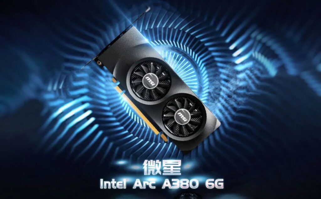 MSI Confirmed to Bring Low-Profile Intel ARC A380 Graphics Card
