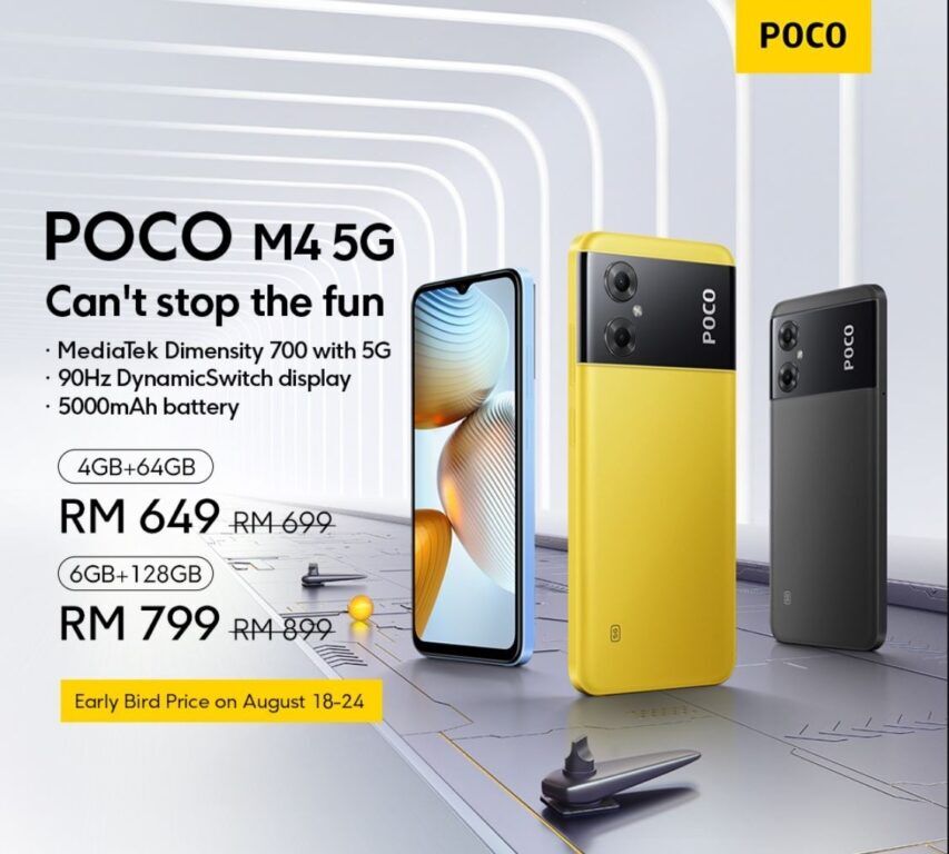 POCO M4 5G Coming to Malaysia For Just RM649