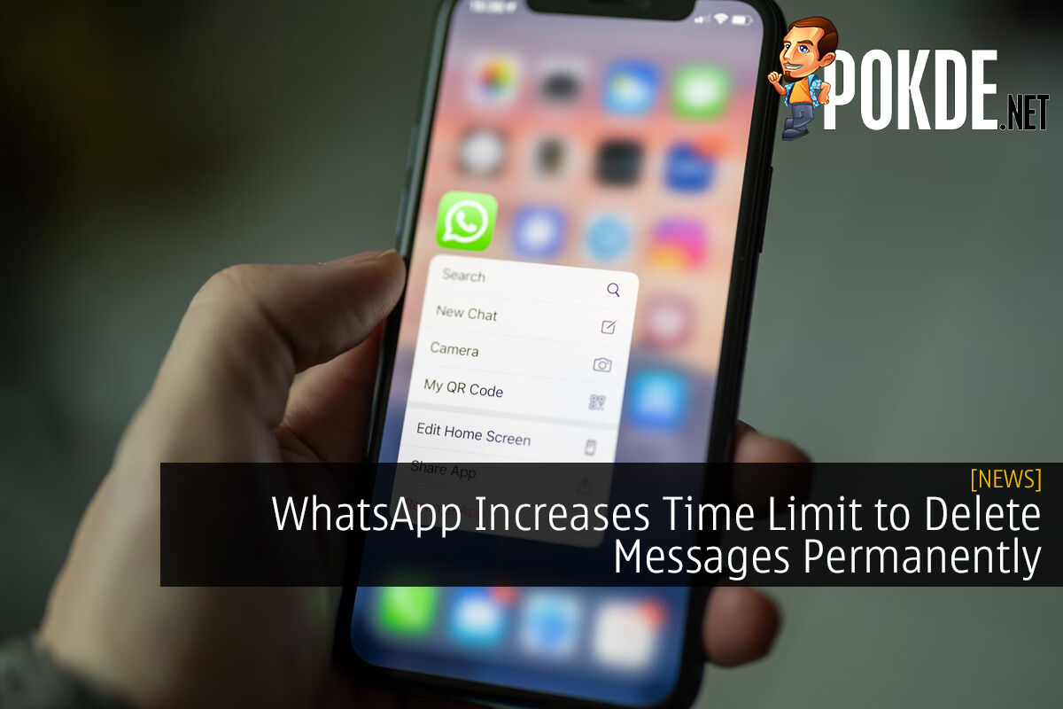 WhatsApp Increases Time Limit to Delete Messages Permanently