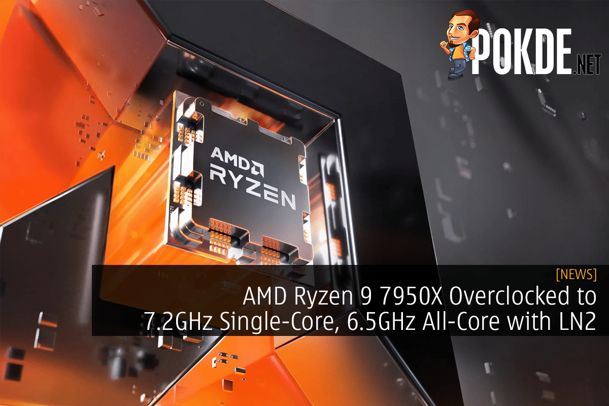 AMD Ryzen 9 7950X Overclocked to 7.2GHz Single-Core, 6.5GHz All-Core with LN2 5