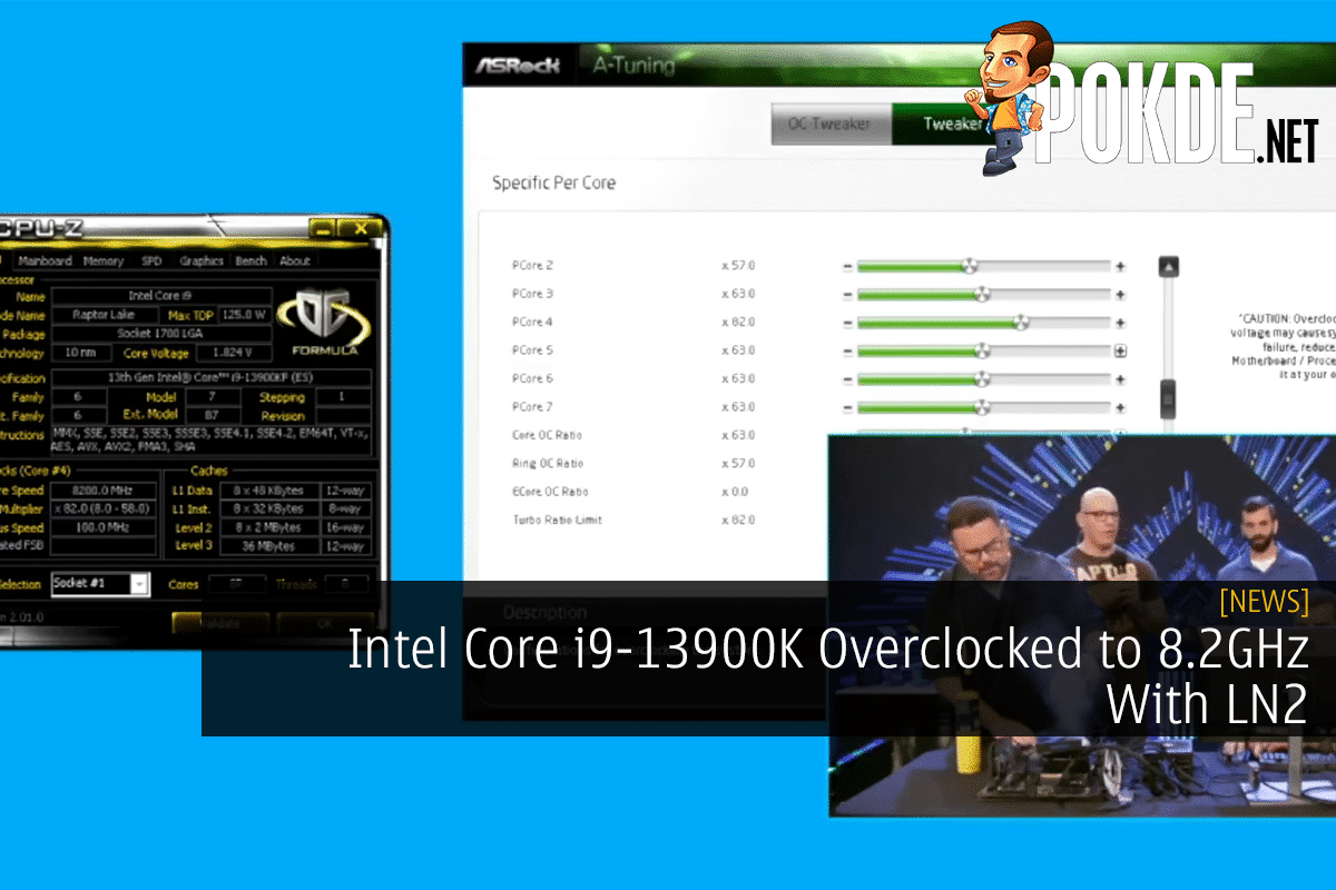 Intel Core i9-13900K Overclocked to 8.2GHz With LN2 7
