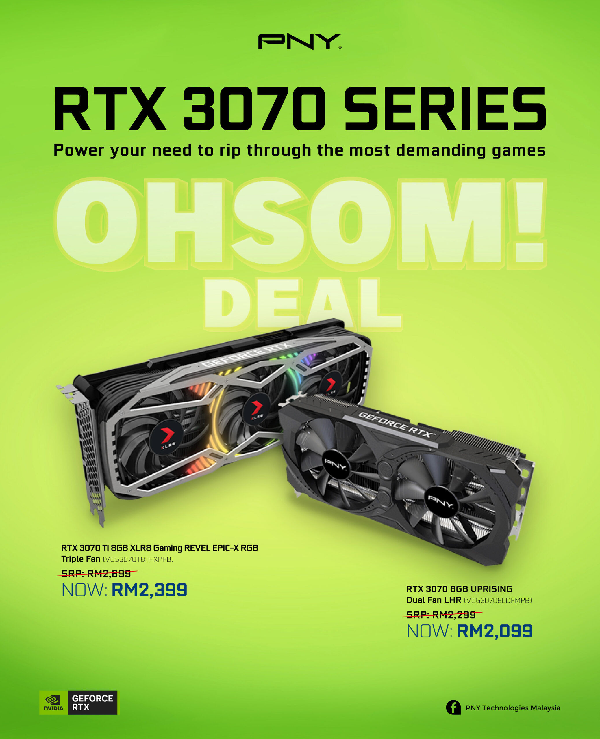 PNY Drops Prices On RTX 30 Series GPUs 30