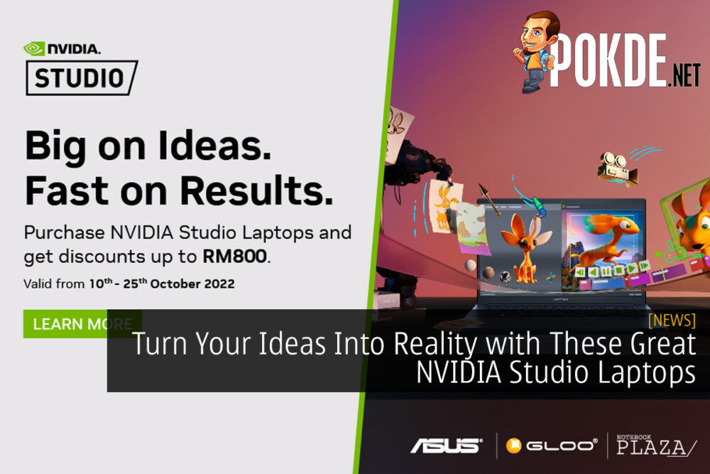 Turn Your Ideas Into Reality with These Great NVIDIA Studio Laptops
