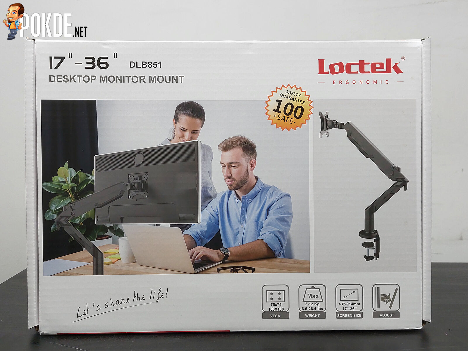 Loctek DLB851 Monitor Arm Review - It's Got The Goods 22