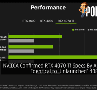 NVIDIA Confirmed RTX 4070 Ti Specs By Accident, Identical to 'Unlaunched' 4080 12GB 30