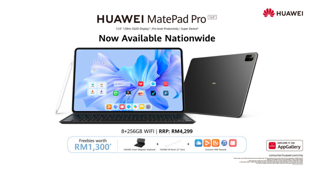 HUAWEI MatePad Pro 12.6 Has Officially Launched in Malaysia