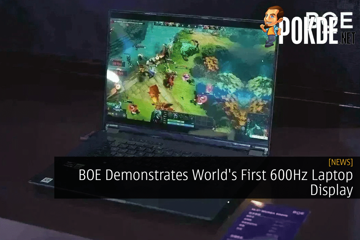 BOE Demonstrates World's First 600Hz Laptop Display 5