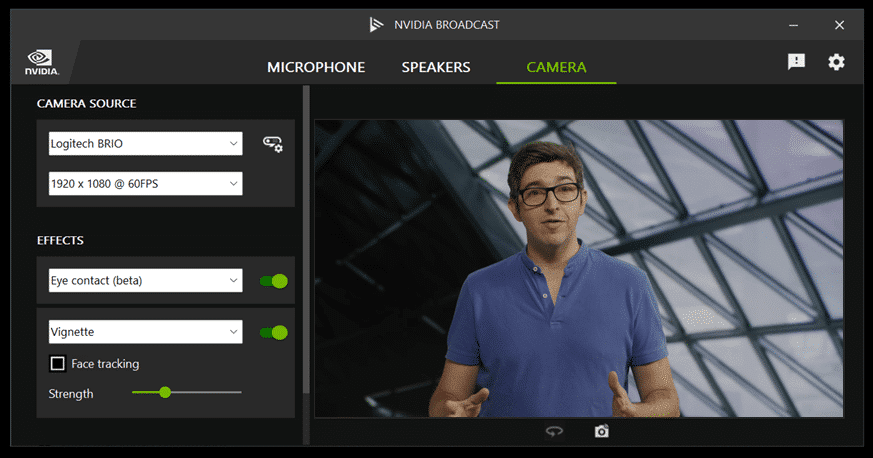 NVIDIA Broadcast Can Make Your Eyes Point Forward 33
