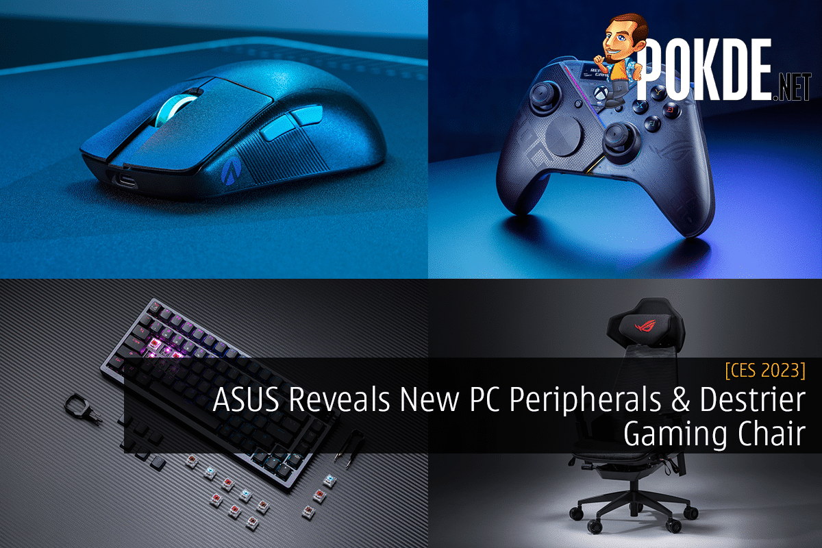 Ces 2023 Asus Reveals New Rog Peripherals And Destrier Gaming Chair Trendradars 