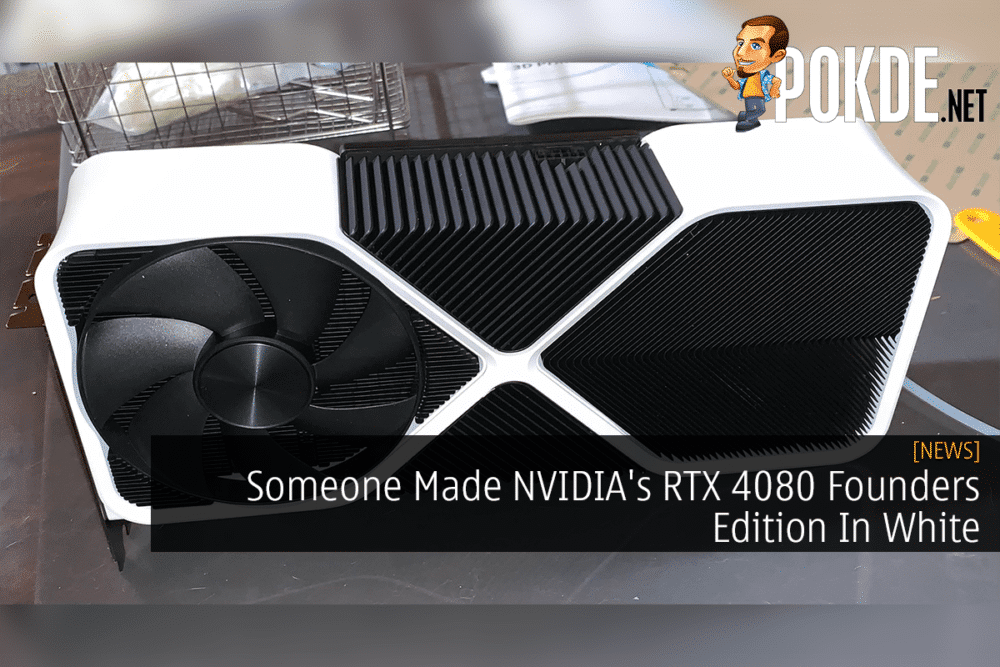 Someone Made NVIDIA's RTX 4080 Founders Edition In White 25