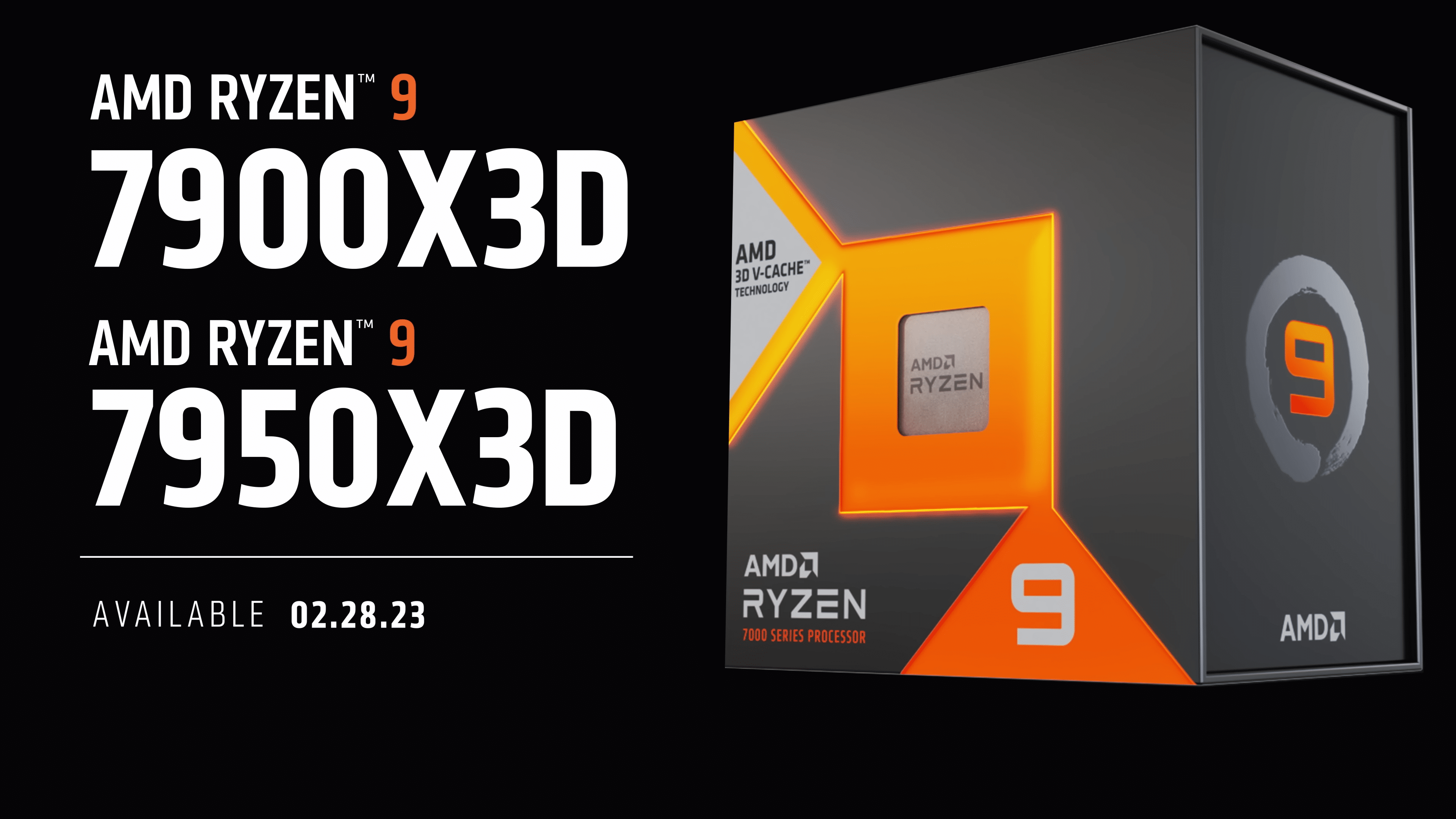 AMD Ryzen 7000X3D Series Launch Beginning Feb 28, 7950X3D $699 32