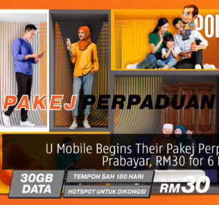 U Mobile Begins Their Pakej Perpaduan Prabayar, RM30 for 6 Months