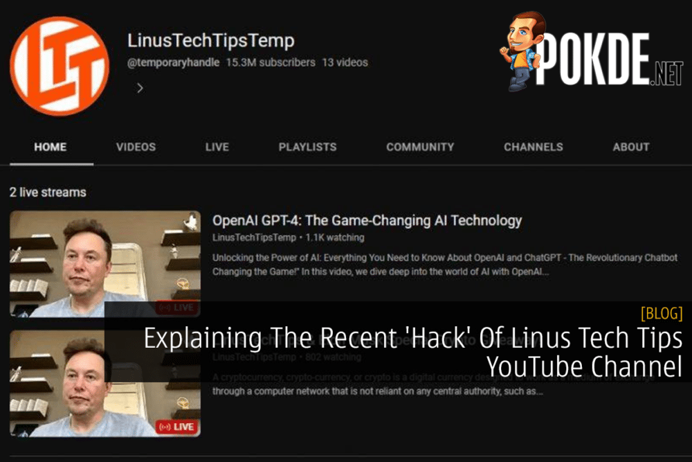 Explaining The Recent 'Hack' Of Linus Tech Tips YouTube Channel 27