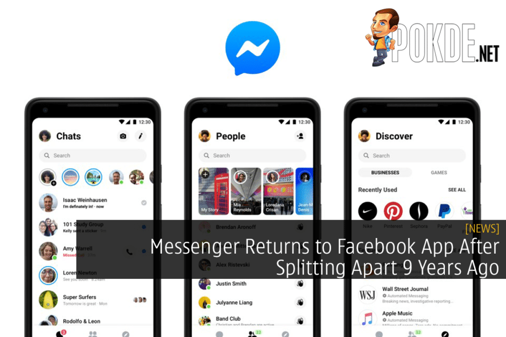Messenger Returns to Facebook App After Splitting Apart 9 Years Ago 27