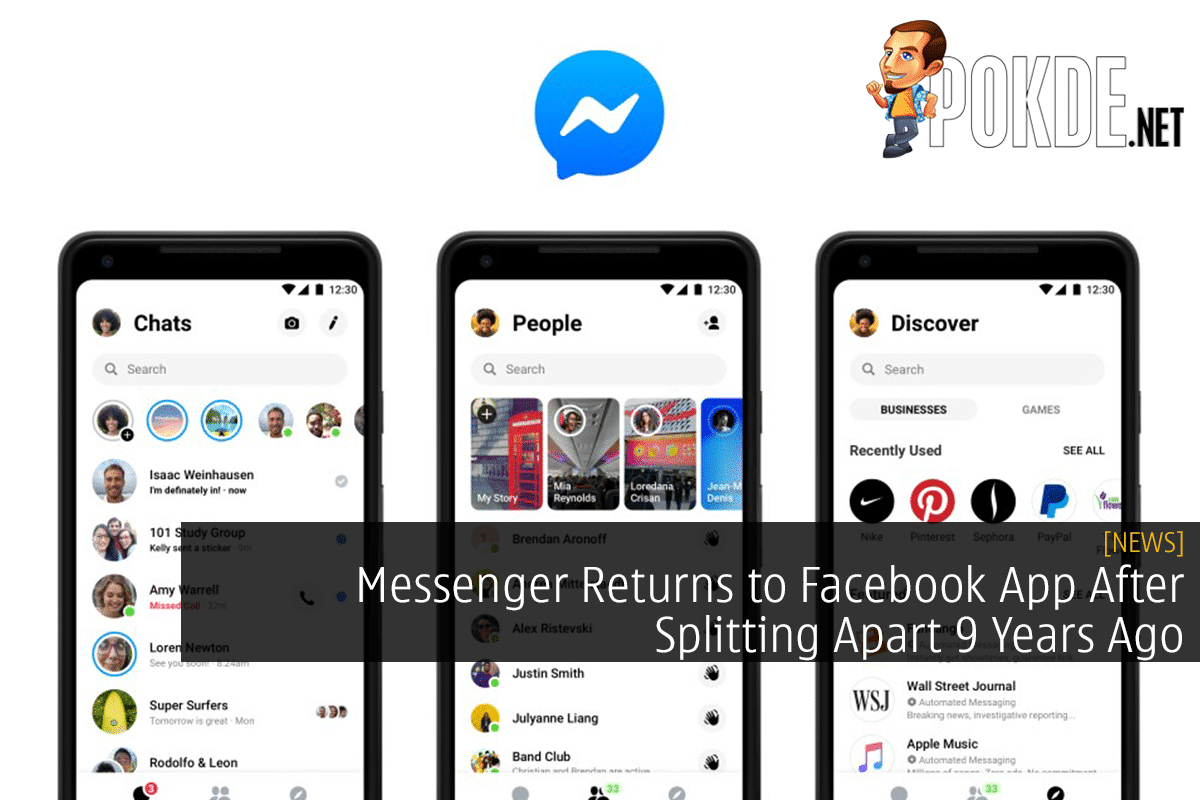 messenger for facebook app