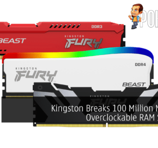 Kingston Breaks 100 Million Mark For Overclockable RAM Shipped 30