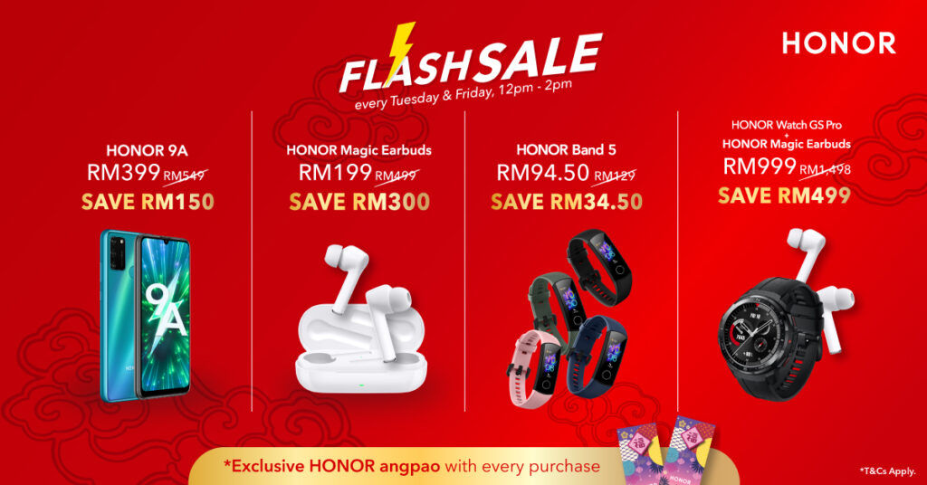 HONOR Malaysia Niu Year Sale Offers Up To 60% Off Discounts - 19