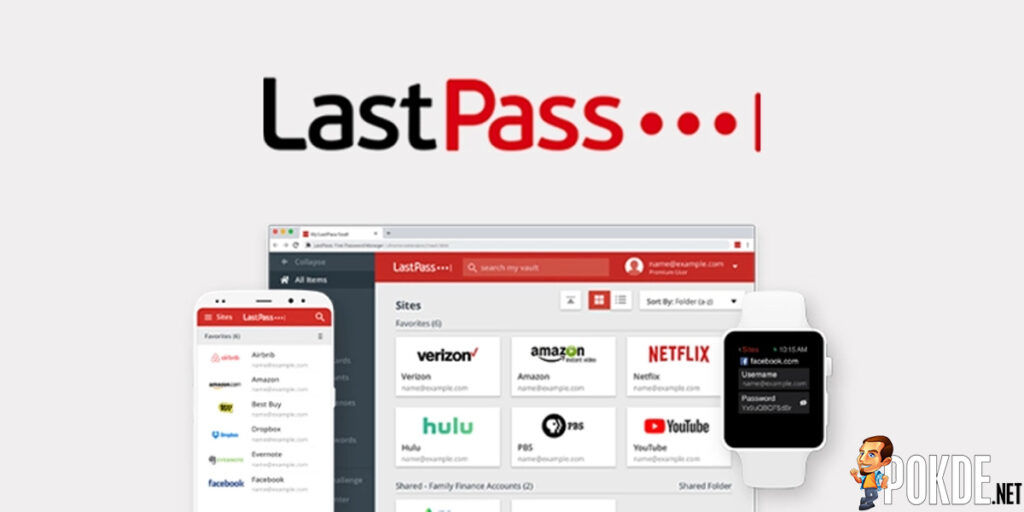LastPass UI