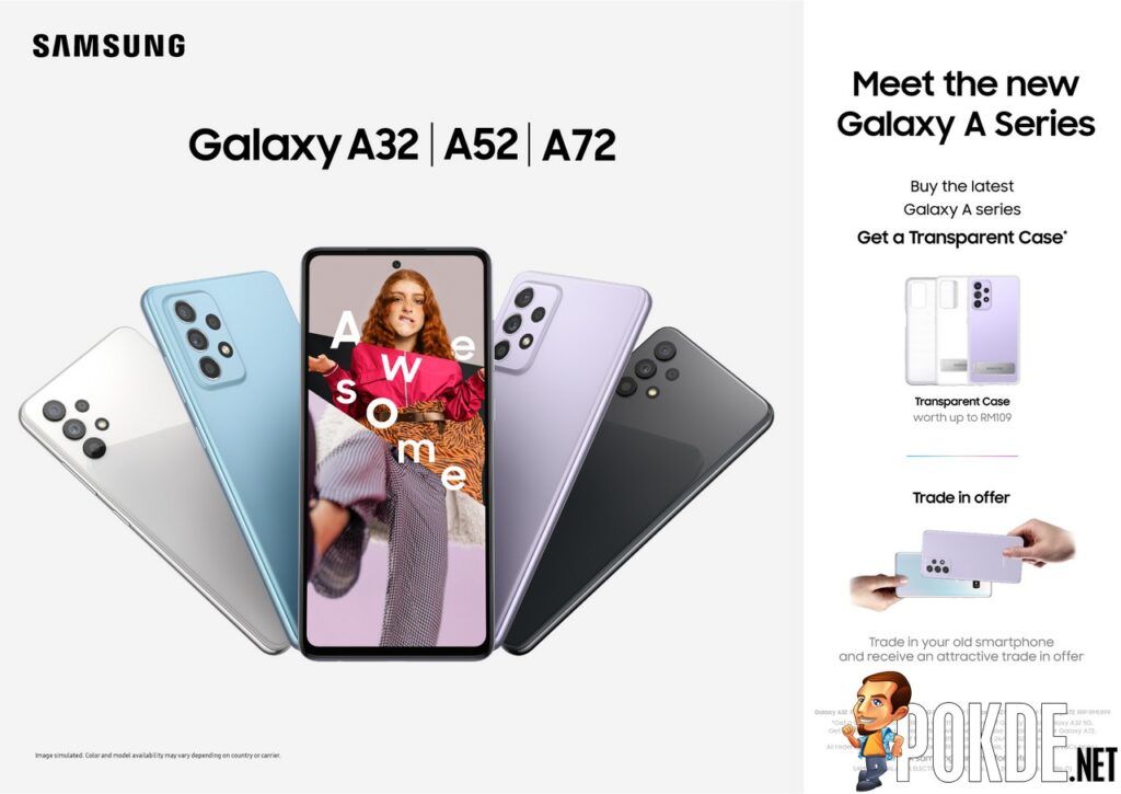 Samsung Galaxy A32, A52, A72