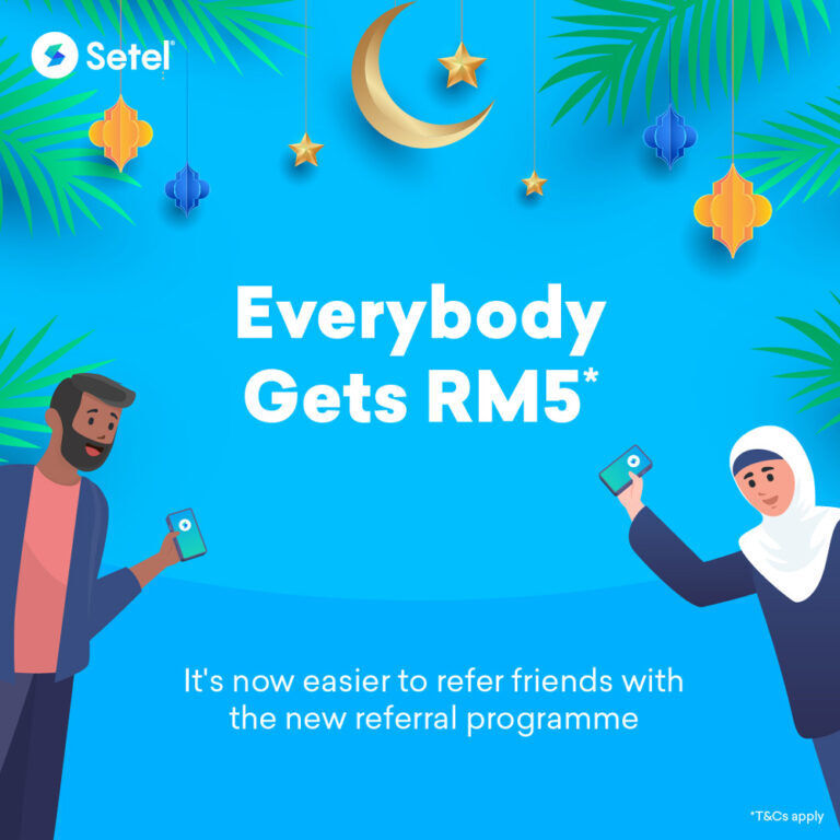 Setel app referral program