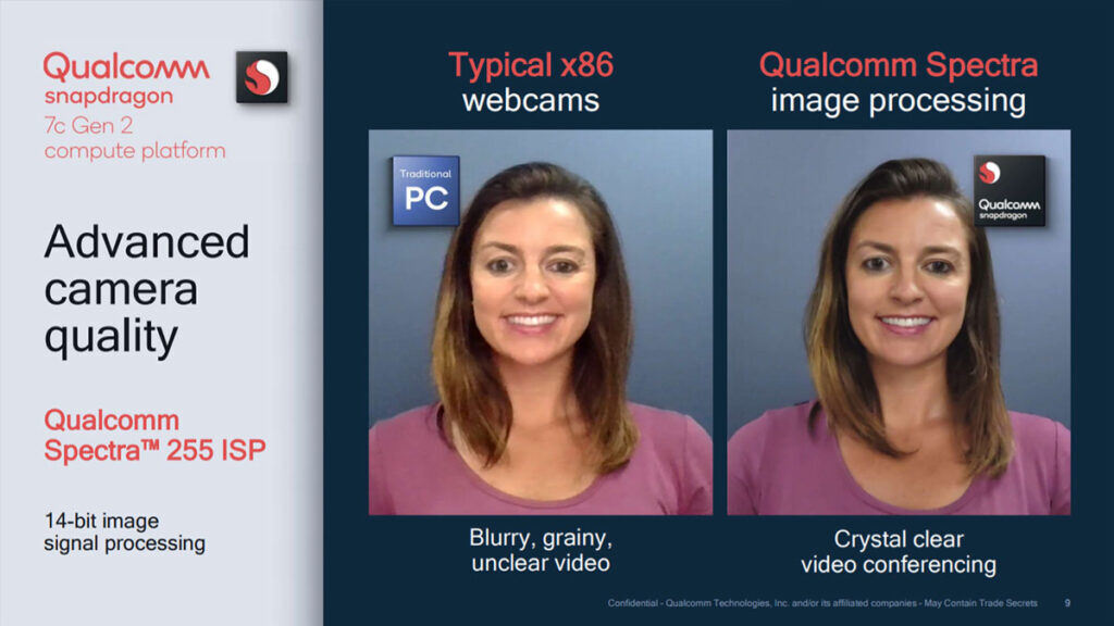 Qualcomm Snapdragon 7c Gen 2 camera ISP
