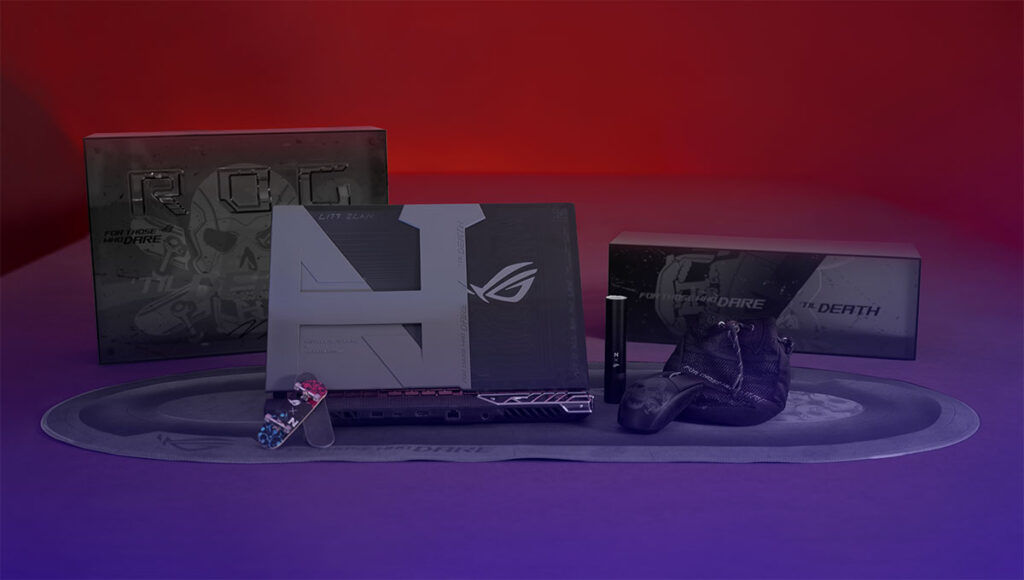 ROG Strix Nyjah Huston Special Edition box contents