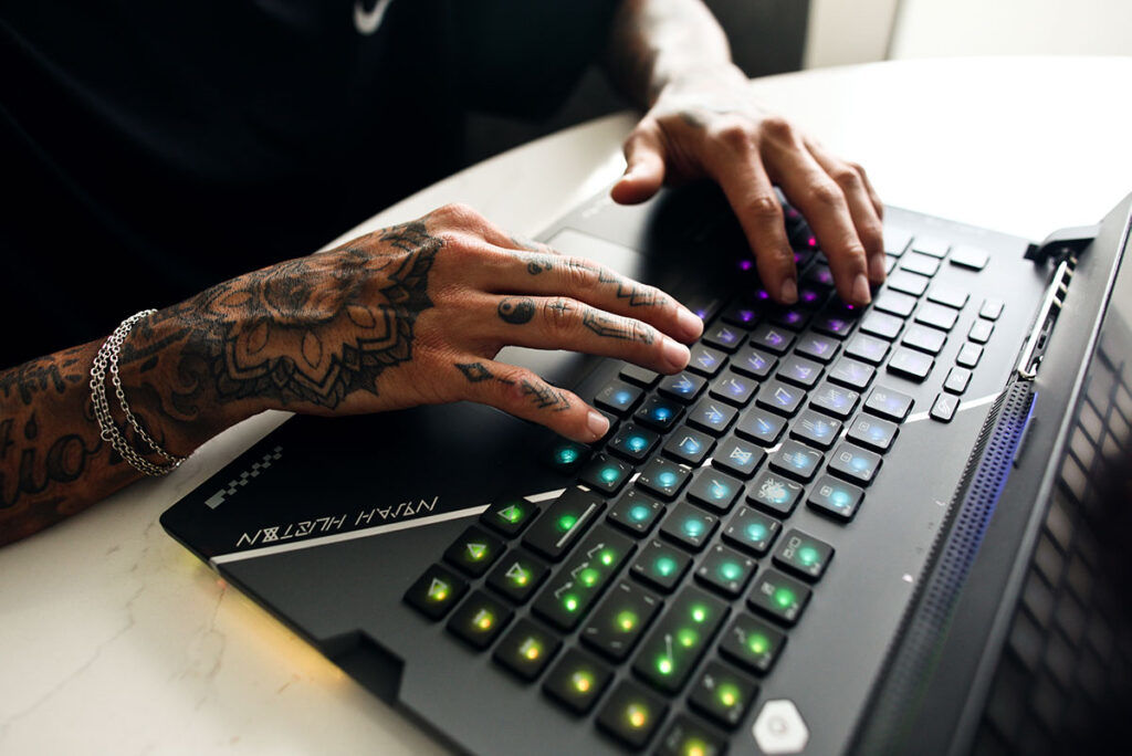 ROG Strix Nyjah Huston Special Edition keyboard