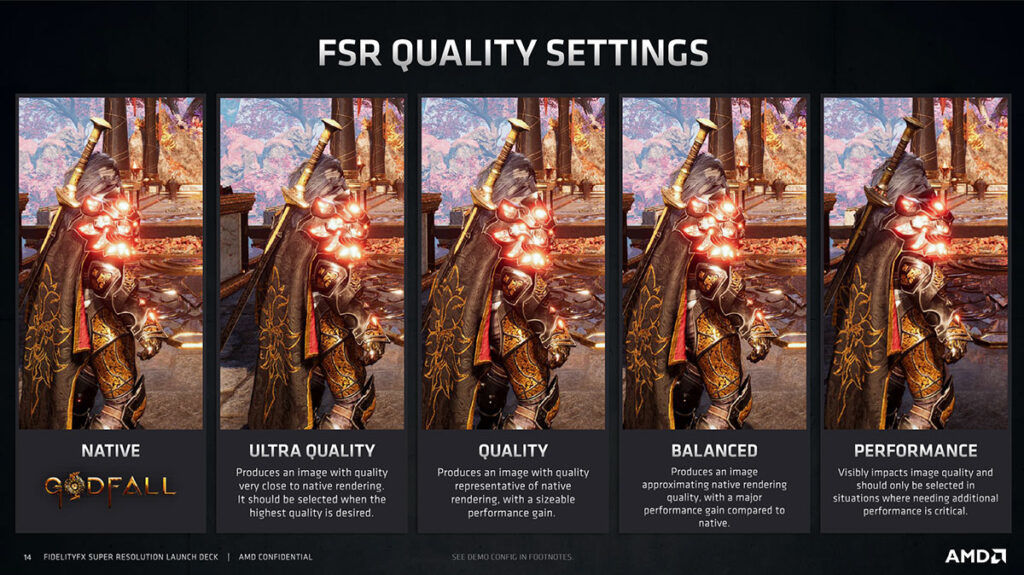 amd fidelityfx super resolution fsr graphics comparison