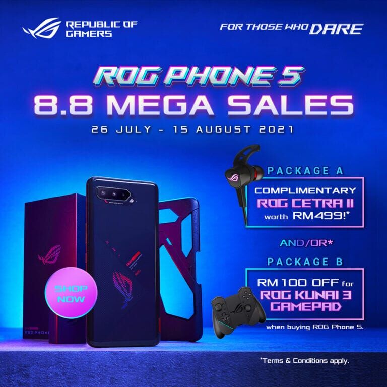 ROG Phone 5 8.8 Mega Sales Malaysia