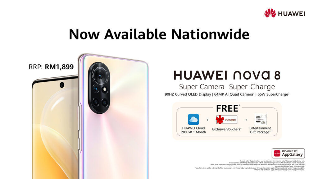 HUAWEI nova 8 Malaysia launch