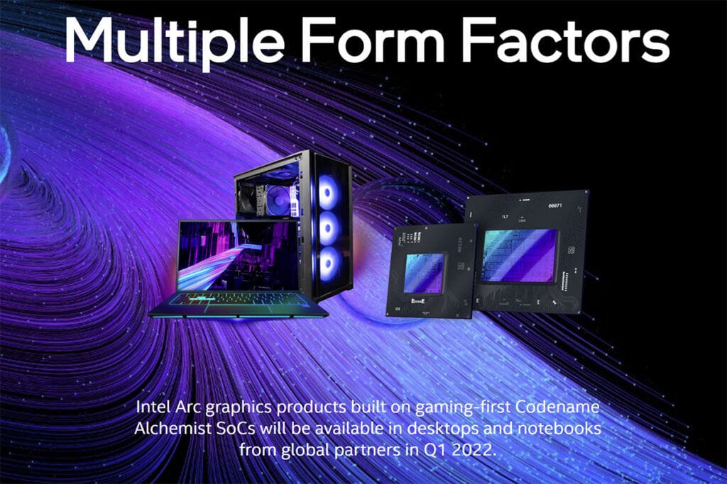 Intel Arc desktop laptop
