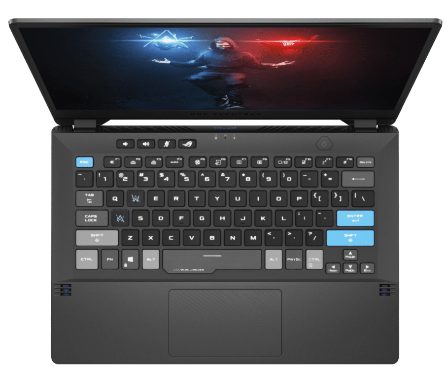 ROG Zephyrus G14 Alan Walker Special Edition keyboard