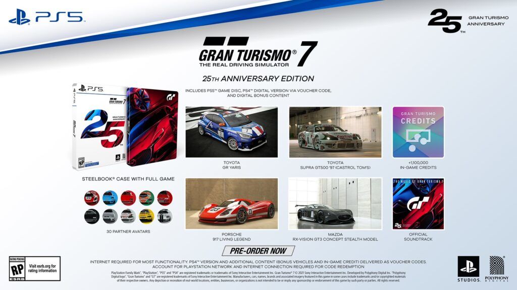 Pre-orders For New Gran Turismo 7 Open Now, Details On 25th Anniversary Edition Revealed - 20