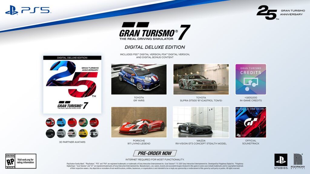 Pre-orders For New Gran Turismo 7 Open Now, Details On 25th Anniversary Edition Revealed - 18