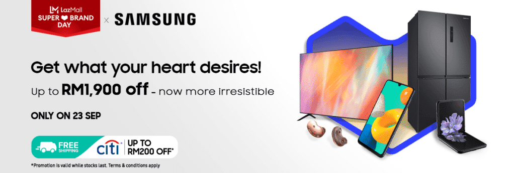 LazMall Super Brand Day 2021 Sees Exclusive Deals On Samsung Products - 16
